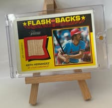 2026 Topps Heritage Flashback Relics Keith Hernandez #FBR-KH card