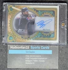 2026 Topps Tier One Machined Signatures Mike Piazza #MSA-MP card