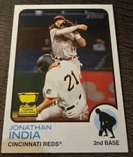 Jonathan India 2022 Topps Heritage card