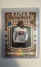 2025 Donruss Rated Rookie Throwback Walter Nolen #23 card