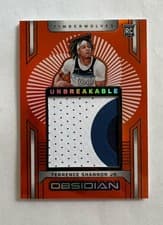 2024-25 Panini Obsidian Unbreakable Memorabilia Terrence Shannon Jr. #UM-TST card