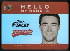 2025-26 Upper Deck MVP Hello My Name Is Stickers Jack Finley #HNI-6 card
