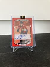 2025-26 O-Pee-Chee Platinum Red Rainbow Autos Anton Lundell #RA-AL