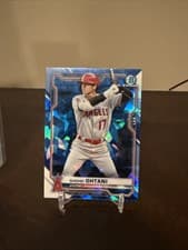 Shohei Ohtani 2021 Bowman Chrome Sapphire card