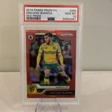 Emiliano Buendia 2019 Panini Prizm Premier League card