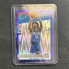 Tyrese Maxey 2020 Panini Donruss Optic card