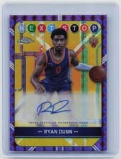 2024-25 Topps Chrome Next Stop Signatures Ryan Dunn #NSS-RDU card