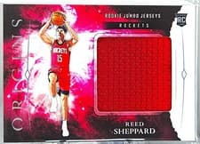 2024-25 Panini Origins Rookie Jumbo Jerseys Set Reed Sheppard #RJJ-RSH card