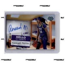 Aneesah Morrow 2024-25 Bowman University Chrome Campus Dorm Signatures card