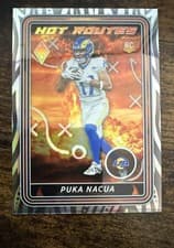 Puka Nacua 2023 Panini Phoenix Hot Routes card