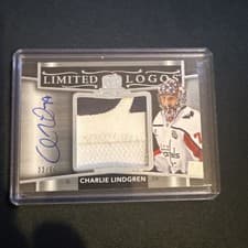2024-25 Upper Deck The Cup Limited Logos Charlie Lindgren #LL-CL card