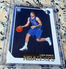 Luka Doncic 2024 Panini NBA Hoops Presentations card