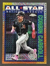 Corbin Carroll 2025 Topps 1990 Topps Baseball All Stars Chrome Refractor card