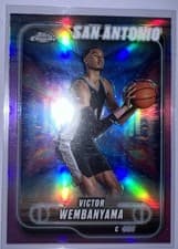 Victor Wembanyama 2024 Topps Chrome card