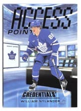 2025-26 Upper Deck Credentials Access Point William Nylander #AP-6 card