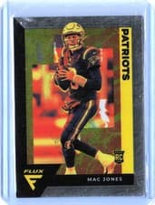 Mac Jones 2021 Panini Chronicles Flux Rookies card