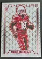 Marvin Harrison Jr. 2024 Panini Phoenix Contours card