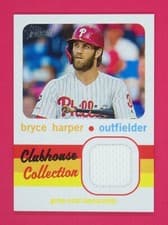 2020 Topps Heritage Clubhouse Collection Relics Bryce Harper #CCRBH