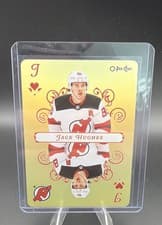 2025-26 O-Pee-Chee Playing Cards Jack Hughes #J-HEARTS card