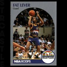 Fat Lever 1990-91 Hoops Base Set card