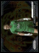 Jordan Pickford 2023 Panini Prizm Premier League Fireworks card