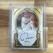2026 Topps Tier One Tier One Talent Autographs Cliff Lee #T1TA-CL card