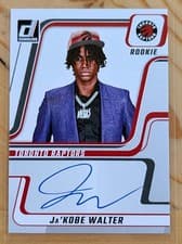 2024-25 Donruss Next Day Autographs Ja'Kobe Walter #NDA-JWT card