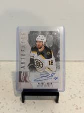 2025-26 Upper Deck Artifacts Autofacts Pavel Zacha #AF-PZ card