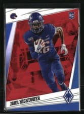 John Hightower IV 2020 Panini Chronicles Draft Picks Phoenix card
