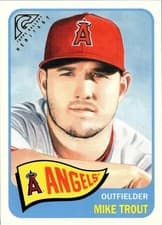 2019 Topps Gallery Heritage Mike Trout #HT-1