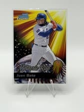 Juan Soto 2025 Bowman Chrome Meteoric Rise card
