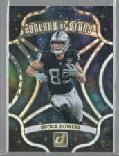 Brock Bowers 2025 Donruss Galaxy of Stars card