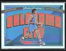 Jalen Williams 2022 Panini Hoops Rookie Greetings card