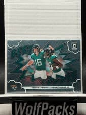 Brian Thomas Jr. / Trevor Lawrence 2025 Panini Donruss Optic Best Tuddys card
