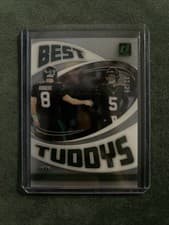 2024 Clearly Donruss Best Tuddys Aaron Rodgers / Garrett Wilson #6 card