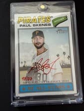 2026 Topps Heritage Real One Autographs Paul Skenes #ROA-PS card