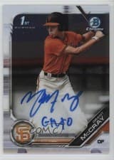 Grant McCray 2019 Bowman Draft Chrome Picks Autograph card