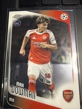 Max Dowman 2026 Topps Chrome Premier League card