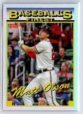 Matt Olson 2024 Finest What If... 1993 Prototype card
