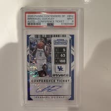 Immanuel Quickley 2020 Panini Contenders Draft Picks card