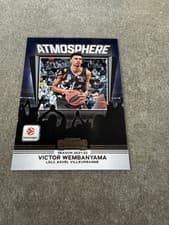 Victor Wembanyama 2025 Panini Contenders EuroLeague Atmosphere card