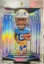 2025 Panini Prizm Prizmania Omarion Hampton #18 card