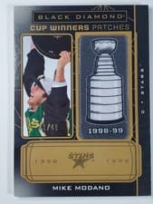 Mike Modano 2021 Upper Deck Black Diamond Cup Winners card