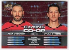 2024-25 Upper Deck Gaming Co-Op Alex Ovechkin / Dylan Strome #CGO-11 card
