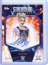 2025 Topps Exalted WWE Wrestling Streamline Signatures Alexa Bliss #STS-ABS card