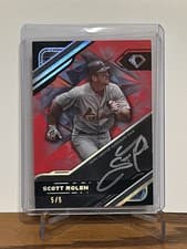2025 Topps Diamond Icons Black PolychromatINK Autographs Scott Rolen #BPA-SR card