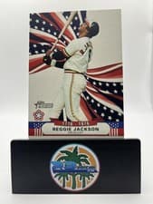 2025 Topps Heritage Bicentennial Stars Reggie Jackson #BS-4 card