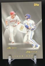 2025 Topps Dynamic Duals Dinger Duos Mike Trout / Bobby Witt Jr. #DD-04 card