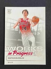 Matas Buzelis 2024 Panini Court Kings Works in Progress card