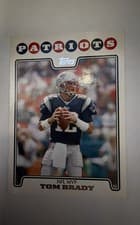 Tom Brady 2008 Topps card